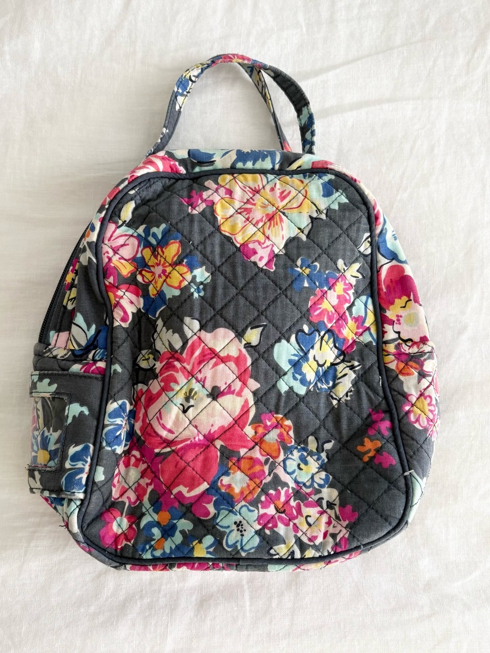 Vera Bradley Quilted Floral Lunch Bag in Pretty Posies - Picture 2 of 3